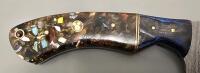 Damascus Custom Cleaver W/ Leather Sheath *New* - 3
