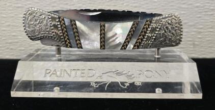 Painted Pony Pockets Knife With Magnetic Display Stand