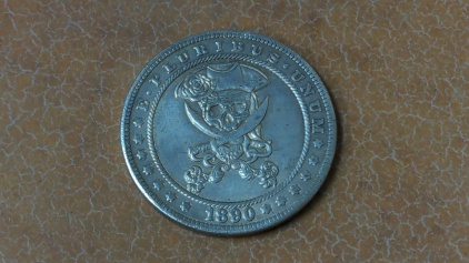 1890 Morgan Pirates Coin