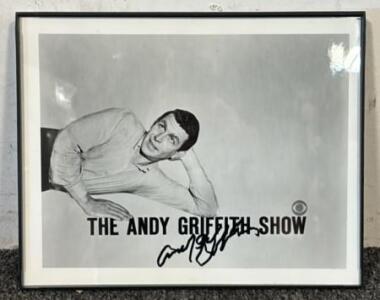 Framed Autographed &ldquo;The Andy Griffith Show&rdquo; Poster / 8&rdquo; x 10&rdquo;