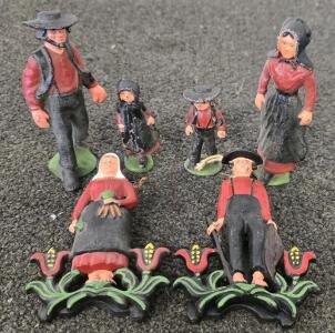 1940s Wilton Iron Figures- Whole Set