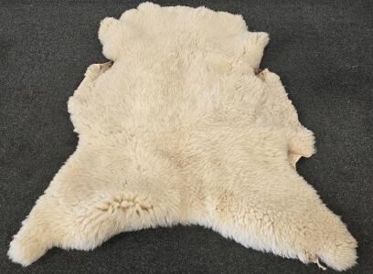 Tanned Sheep Skin Approx. 43"x28"