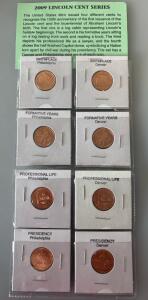 (8) 2009 Lincoln Cent Series