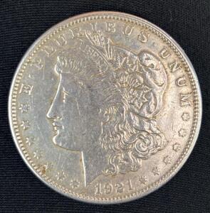 1921-S Morgan Silver Dollar Coin