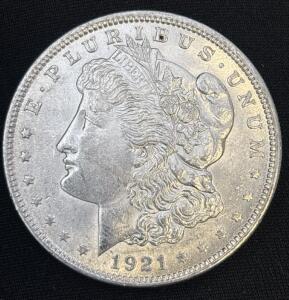 1921 Morgan Silver Dollar Coin