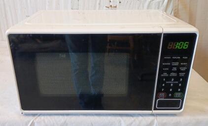 Walmart Intertek Black &White Microwave 10"x12"x17"