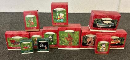 (12) Hallmark Keepsake Ornament Collection Series