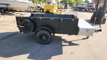 Atwood Utility Trailer with Toolbox, Single Axle, Ball Hitch