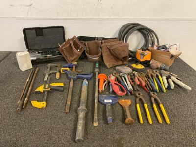 McGuire Nicholas Tool Belt, Clamps, KB Electronics KBWC-15L Variable Speed AC Motor Controls, And More