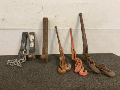 (3) Chain Binders, (3) Hitches