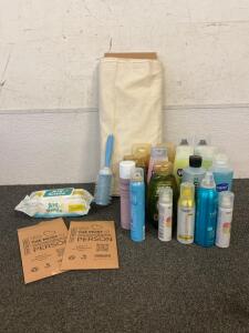Muslin 100% Cotton Fabric, Hir Poducts, Shampoo, Conditioner, Volume Spray And More