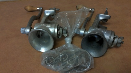 (2) Vintage Meat Grinders