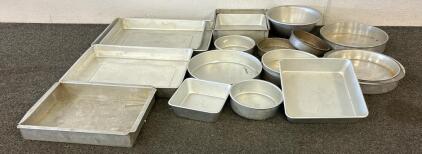 Cottage Bake Set Including Various Tin Pans