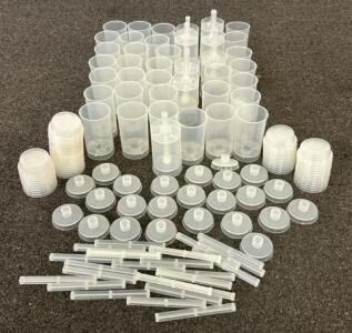 20+ Plastic Push-Up Pop Containers