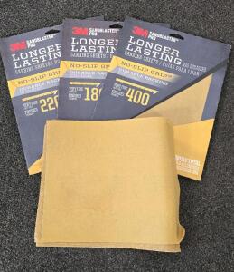3M Sandblaster Pro Sanding Sheets- 400, 180 And 220