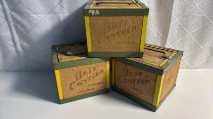 (3) Vintage Bait Canteen&rsquo;s