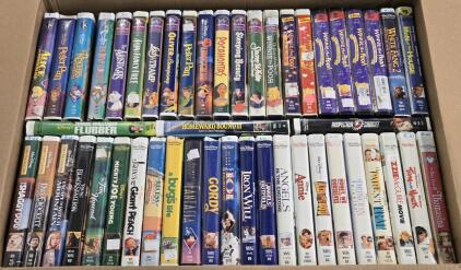 Lot of [58] Vintage VHS Disney Movies!