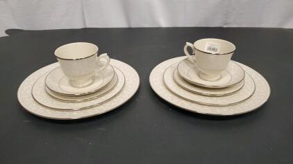 (2)Lenox Opal Innocence Collection