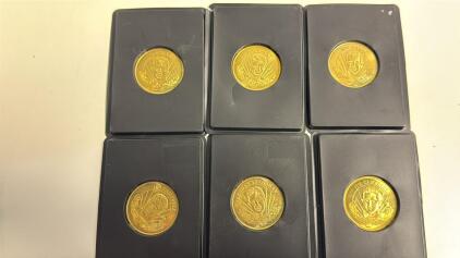 6 Pinnacle Hockey Coins Included Big Names
