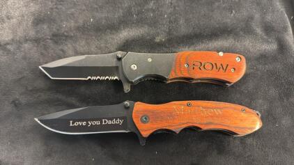 (2) Folding Knives