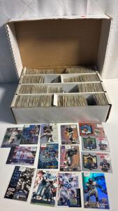 Card Box Filled W/ 100&rsquo;s Of Football Cards Big Names Included