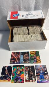 Box Filled W/Basketball Cards Some Older Some Newer Including Big Names Patrick Ewing , Karl Malone , Reggie Miller & many More