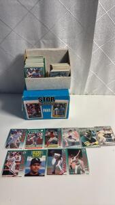 Box W/ Assorted 1992 Fleer & 1989 Fleer Baseball Cards Big Names Included