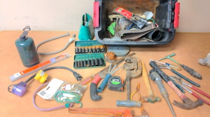 Bin of Assorted Tools