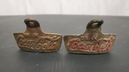 (2) Vintage-Style Coca-Cola Wall-Mounted Bottle Opener