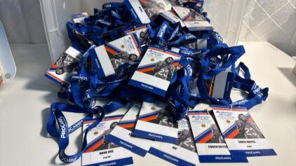 Tote W/ Jay Ajayi Football Pro Camp Lanyards & Badges