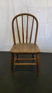 Vintage Child Chair 12.25"x12"x26"