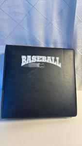 Binder W/ Assortment Of Baseball Cards : Dave Winfield ,Bobby Bonilla , Roger McDowell , Wally Joyner , Luis Polonia , Ozzie Smith & Many More !!!