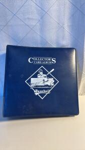 BINDER w/ Assortment Of Baseball Cards : Wally Joyner , Mark McGwire , Jose Conseco , Don Mattingly , Darryl Strawberry, Bobby Bonilla& Many More !