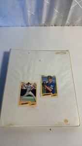 Binder W/ 1990 Fleer Baseball Cards