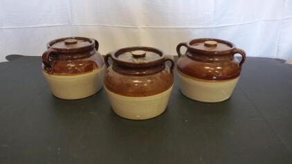 (3) Vintage Stoneware