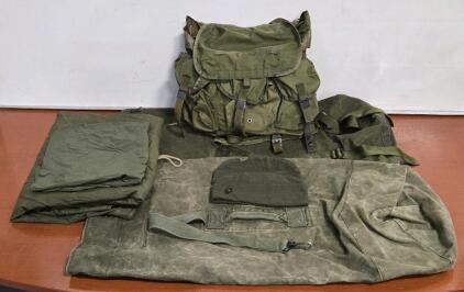Assorted Military Bags & Tent Covers