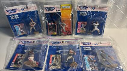 (6) Starting Lineup Baseball Figures