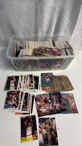 Tote w/ Assorted Fleer , Skybox , Skybox Premium,Upper Deck & More