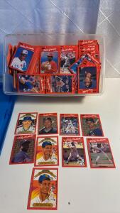 Container Of 100&rsquo;s - 1990 Dunruss Baseball Cards In Great Condition , Sammy Sosa , Griffey Jr , Howard Johnson , Rickey Henderson, Kirby Puckett & many More