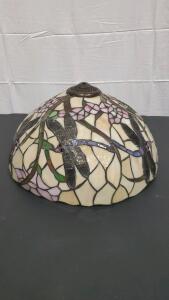 Vintage Tiffany Style Lamp Shade 17"x18"x9"