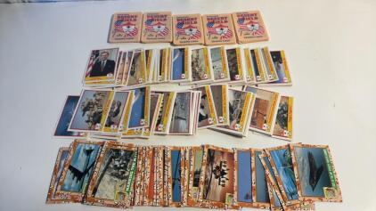 Lot Of Desert Shield & Desert Storm Loose Trading Cards & (5) Packs Of Sealed Desert Shield Cards