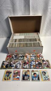 Card Box Full Of Football Cards 300+ Cards From 1978 Up To 90&rsquo;s Cards Lots Of Good Names