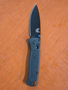 Benchmade S30V Black Folding Knife - 3&frac14;" Blade
