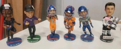(4) Boise State Bobble Head (1) Coach Petersen Bobble Head (1) Idaho Steelheads Lance Galbraith Bobble Head