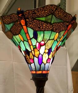 Gorgeous Vintage Tiffany Style Floor Lamp 69"