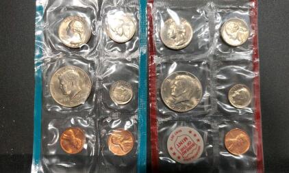 (11) 1972 Uncirculated Coins