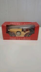 Natural Wood Classic Car Collection Roadster Model Car