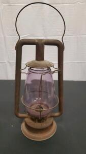 S.H. Co. St. Louis" Antique Kerosene Lantern