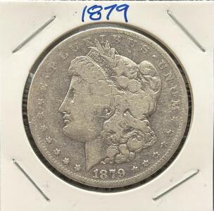 1879 Morgan Dollar, United States, Silver, One Dollar