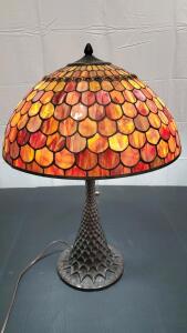 Gorgeous Vintage Tiffany Style Lamp 26"x18"